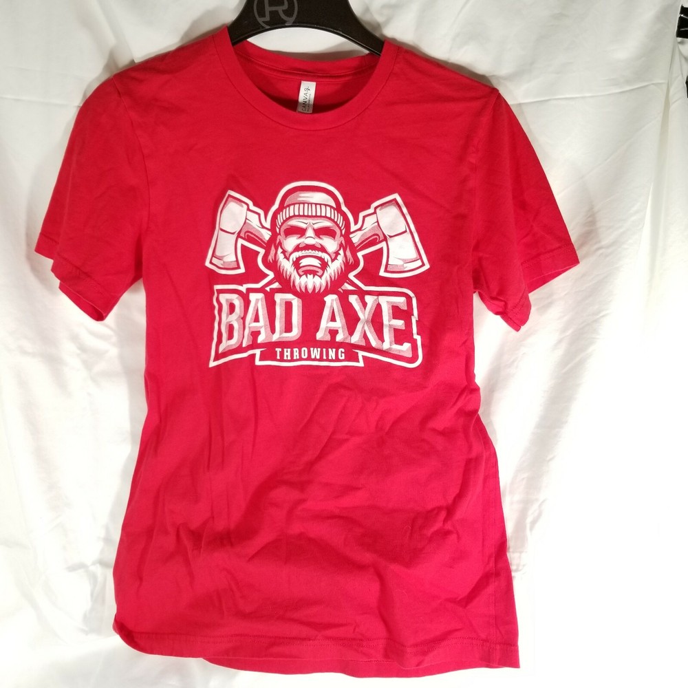 Bad Axe Throwing T-Shirt Retro Ax Throwing Men’s Tee Red Lumber Jack Sport