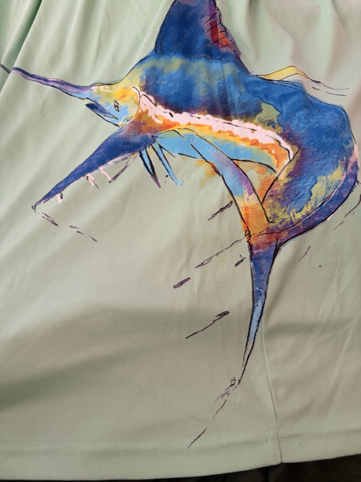 DMR Sport Long Sleeve Fishing Sunscreen Shirt Mens XL Island Beach Apparel gallery