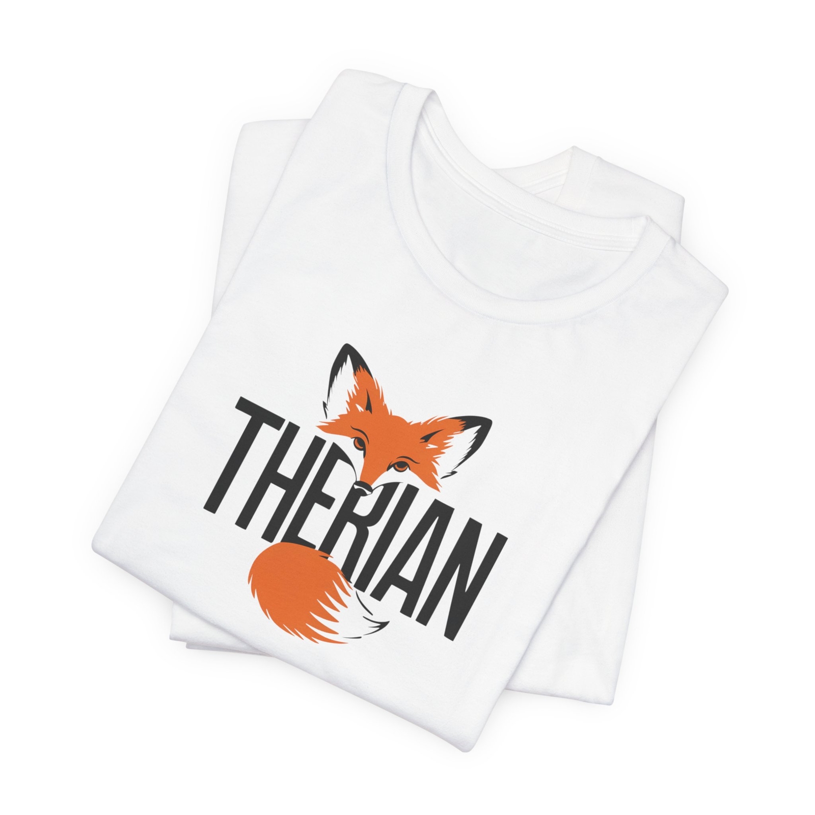 Bold Fox Therian Shirt Design Bella Canvas 3001 Shirt for Therians and Otherkins