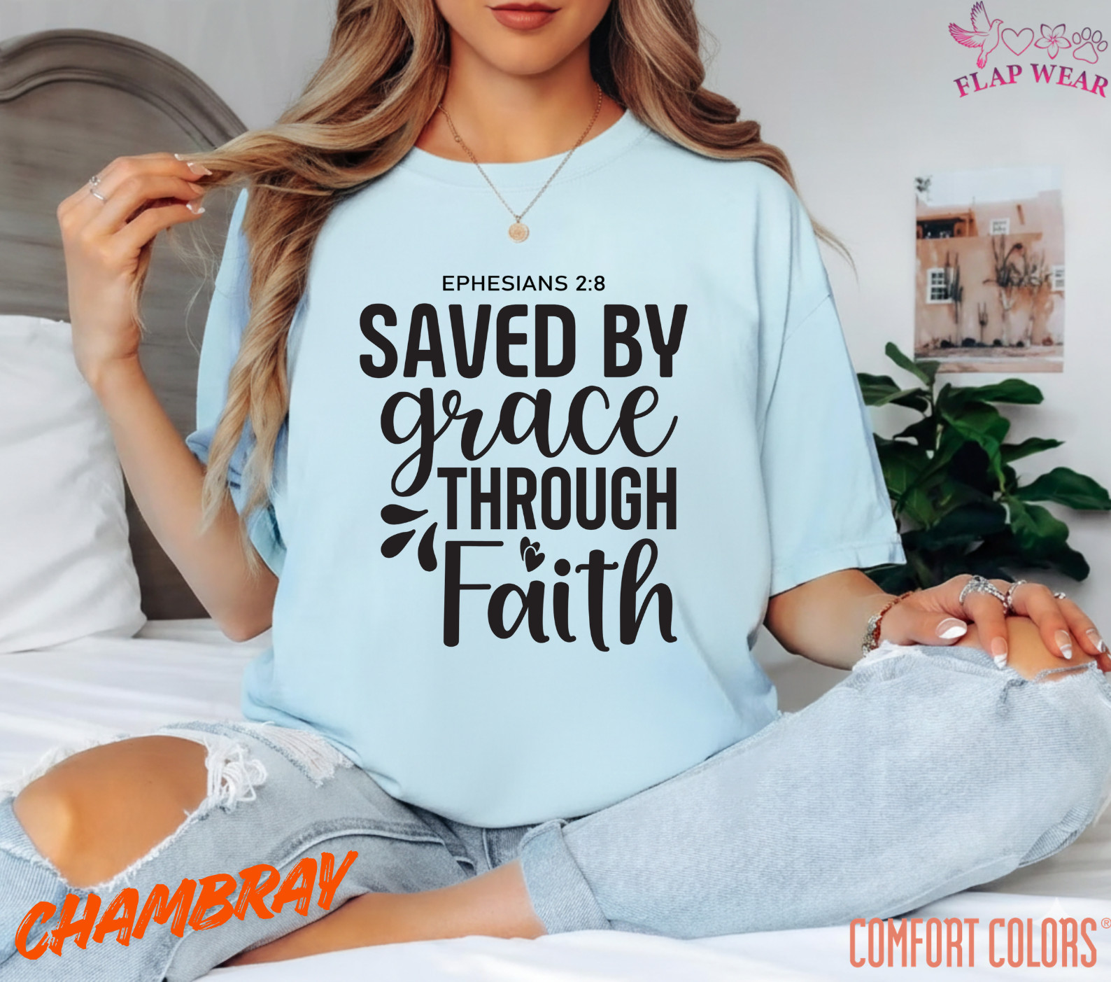 Unisex Saved By Grace Throu T-Shirt, Men T shirt,Women T shirt Gift ReligionTop gallery