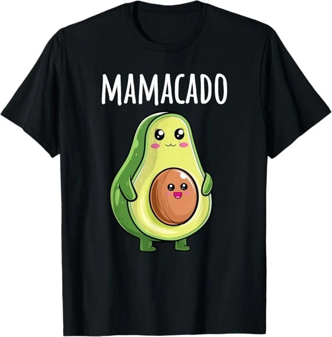 Pregnancy Announcement Shirts Women Mom Funny Mamacado T-Shirt gallery