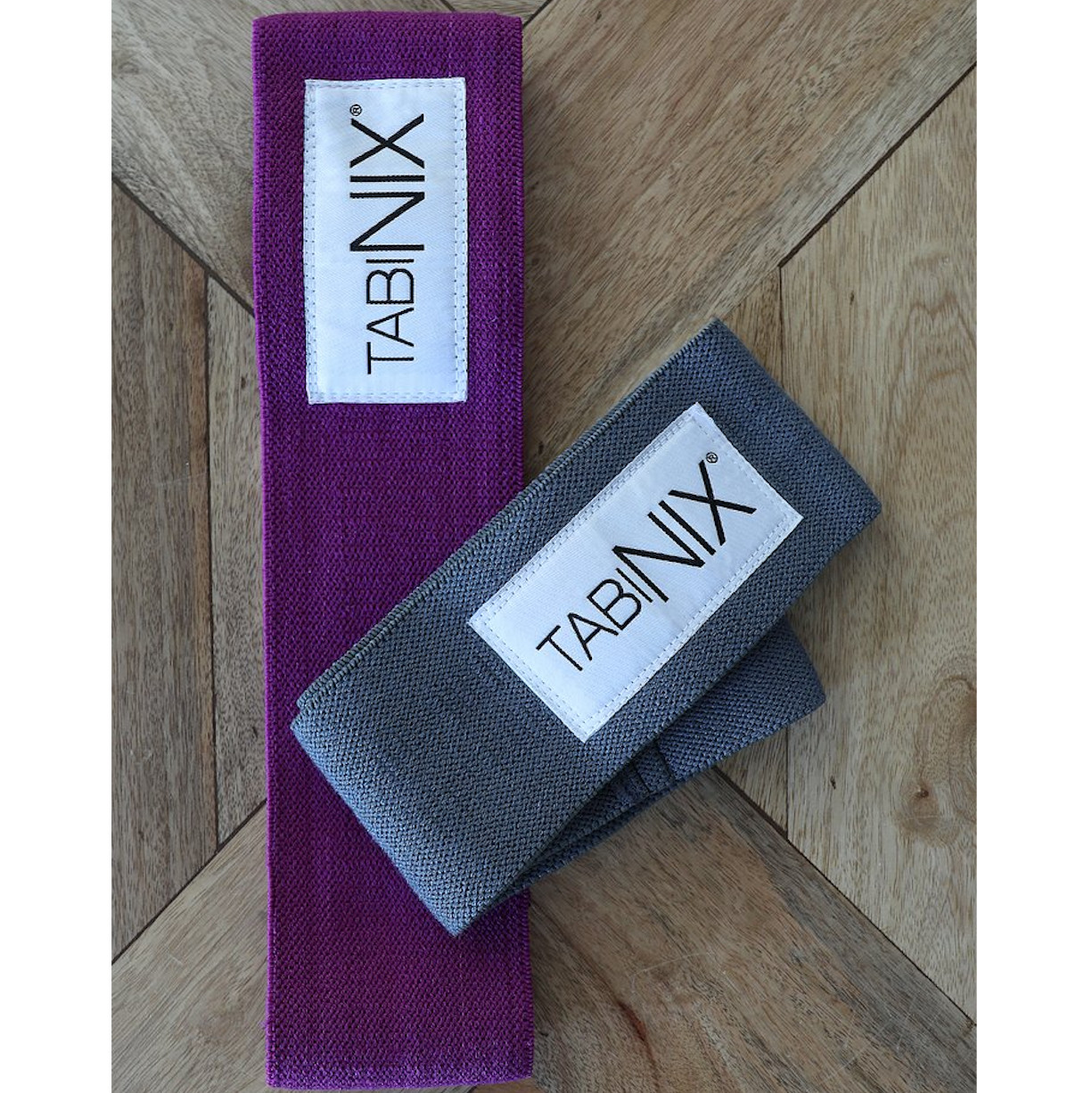 13" Resistance Band Set - Wine & Slate gallery