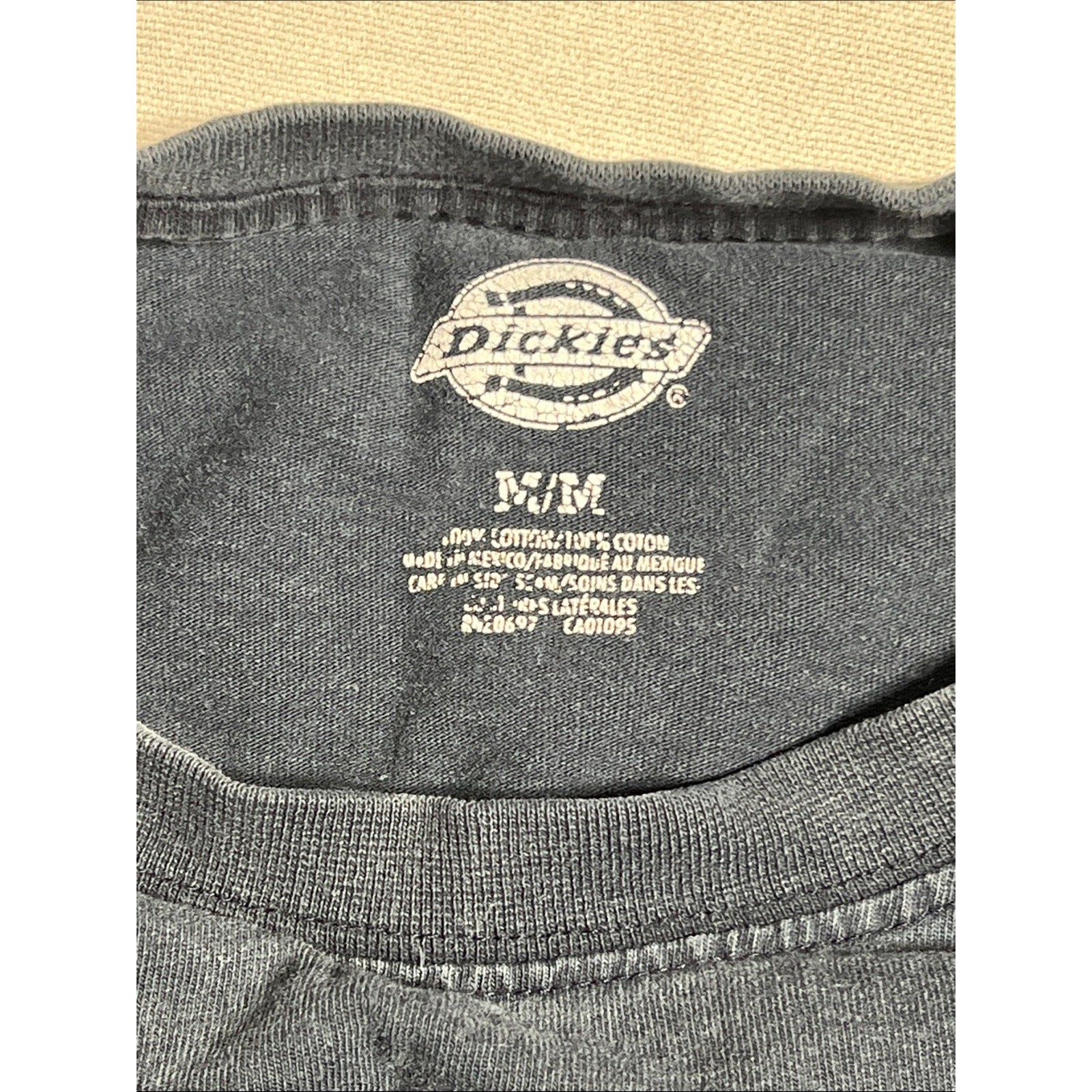 Dickies Navy Long-Sleeve Pocket Tee - Crewneck Work Shirt gallery