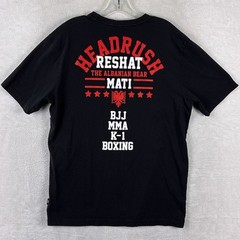 Headrush Tshirt Men M Black Rehat Mati Albanian Bear MMA UFC BJJ Jiu JItsu Rogan