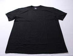 Blue Ice Men’s Basic Solid Short Sleeve Crewneck T-Shirt WR4 Black Size 3XL NWT