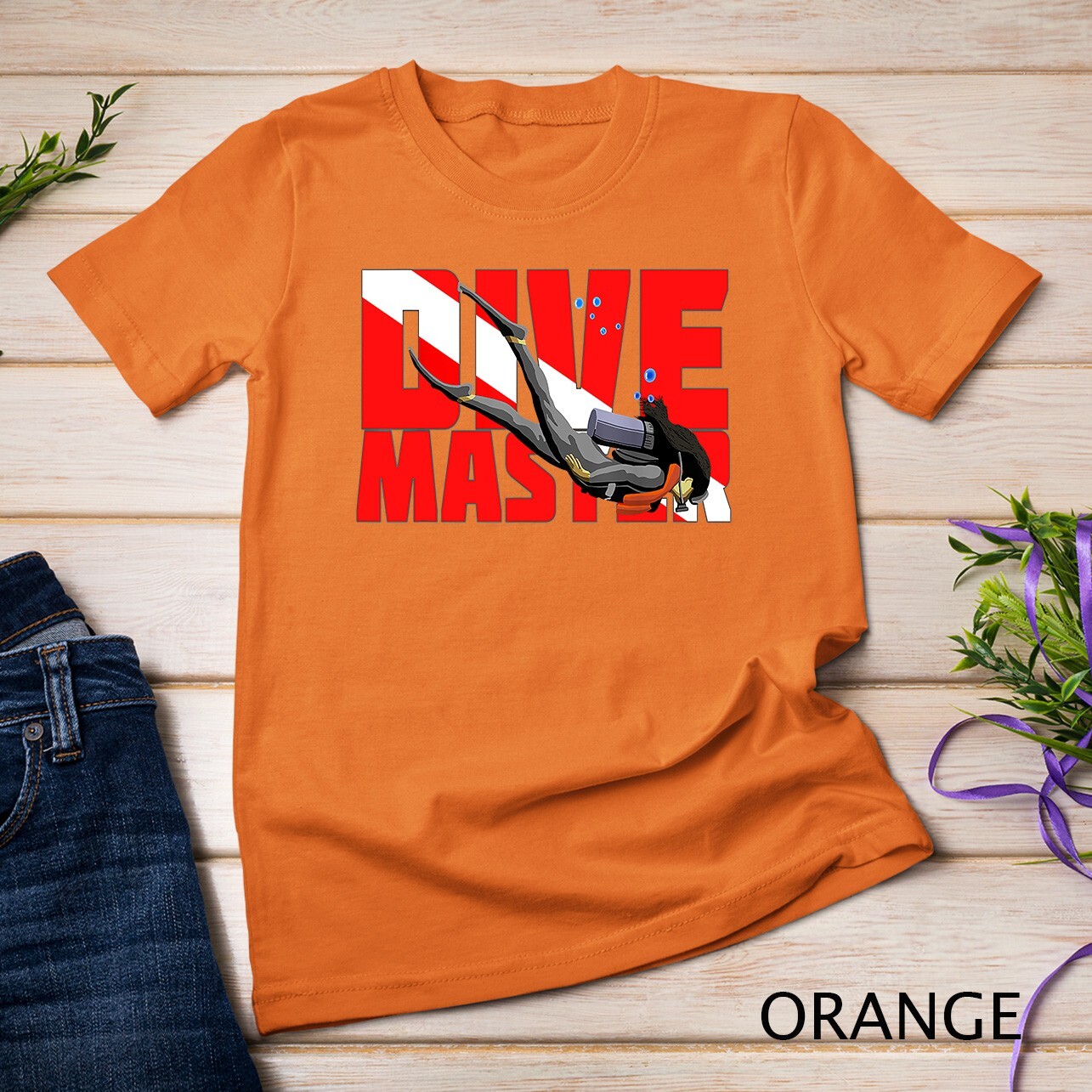 Woman Scuba Diving Dive Master T-Shirt Unisex T-shirt gallery