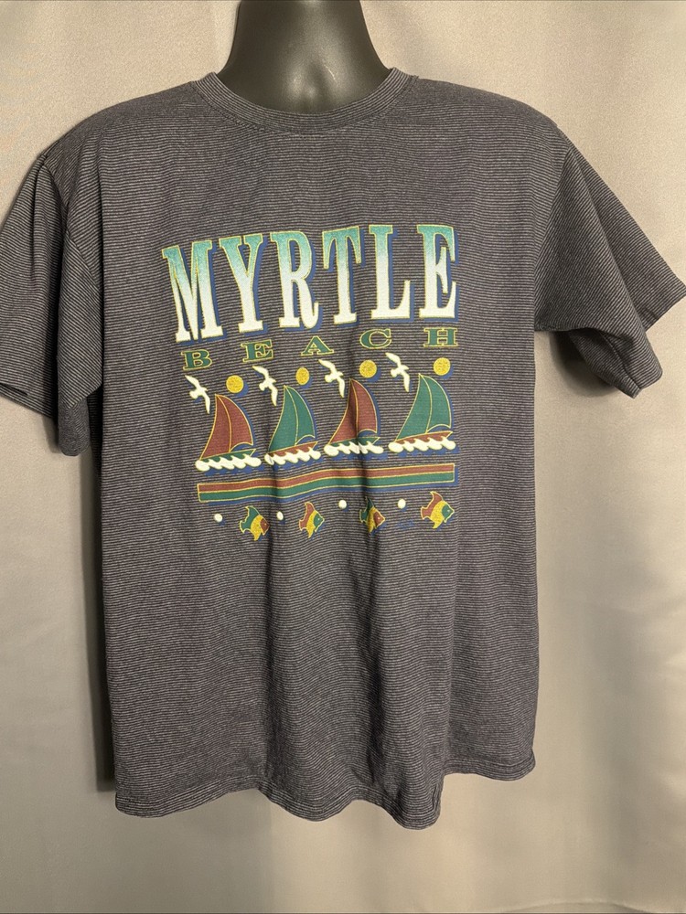 Kingstree Classic Myrtle Beach South Carolina T Shirt Large Vintage Made In USA