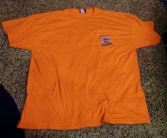 Harley-Davidson Central Texas Round Rock T-Shirt 2XL Biker 2 side W/Pocket Japan