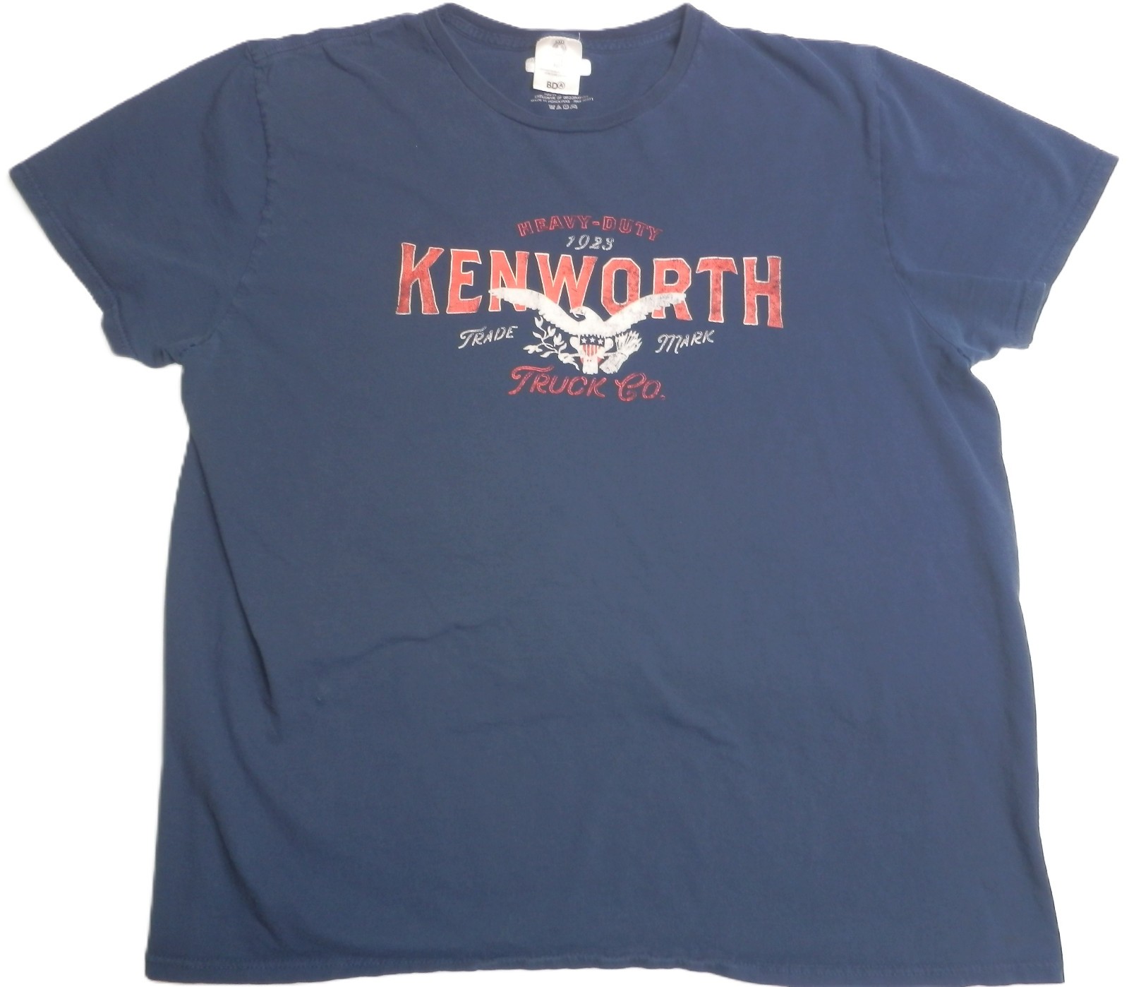 Kenworth Trucks T Shirt Mens XL Trucker Heavy Duty Eagle Blue Vintage Trucker gallery