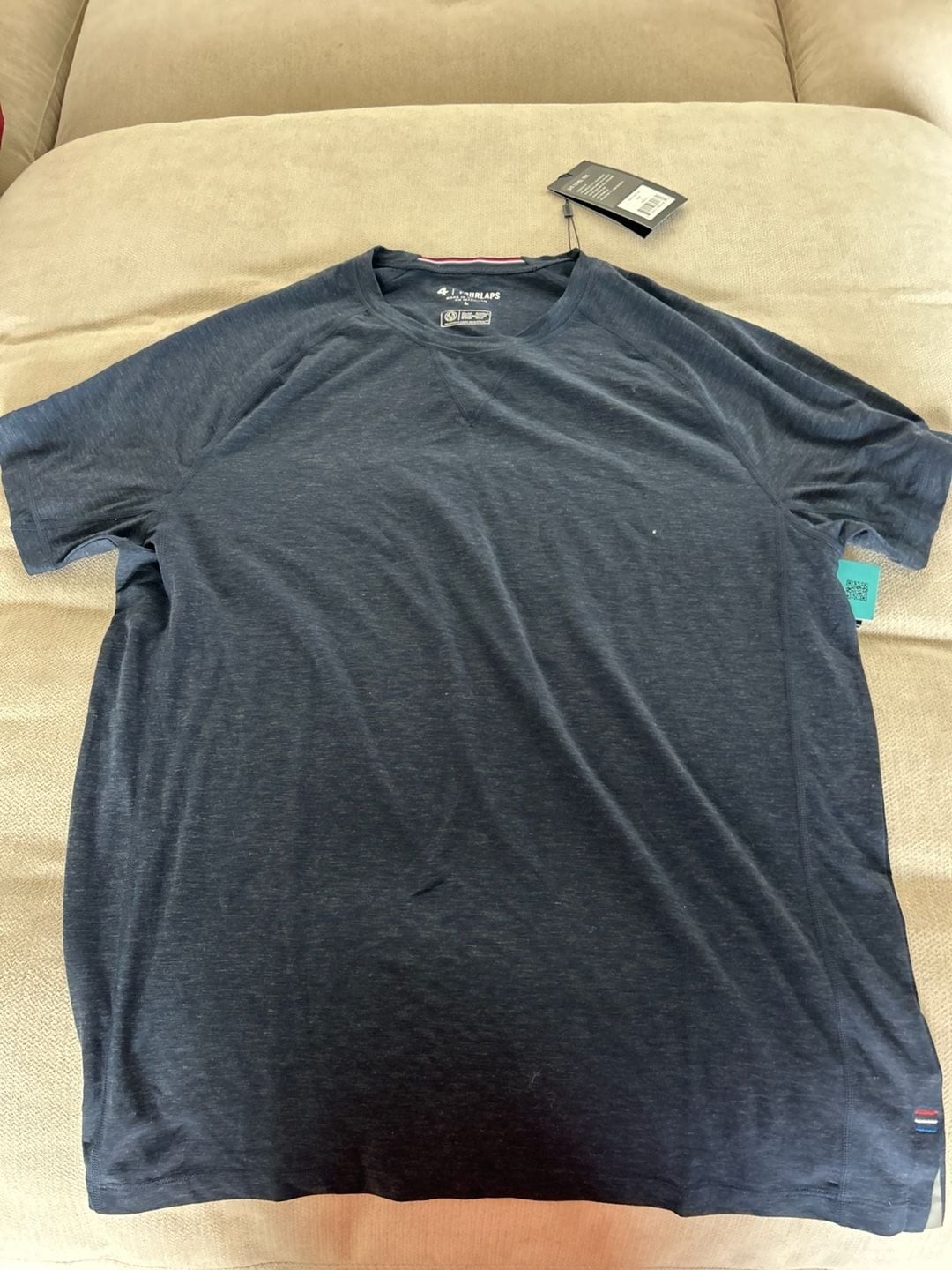 Fourlaps Level Tech Short Sleeve T-Shirt in Navy gallery