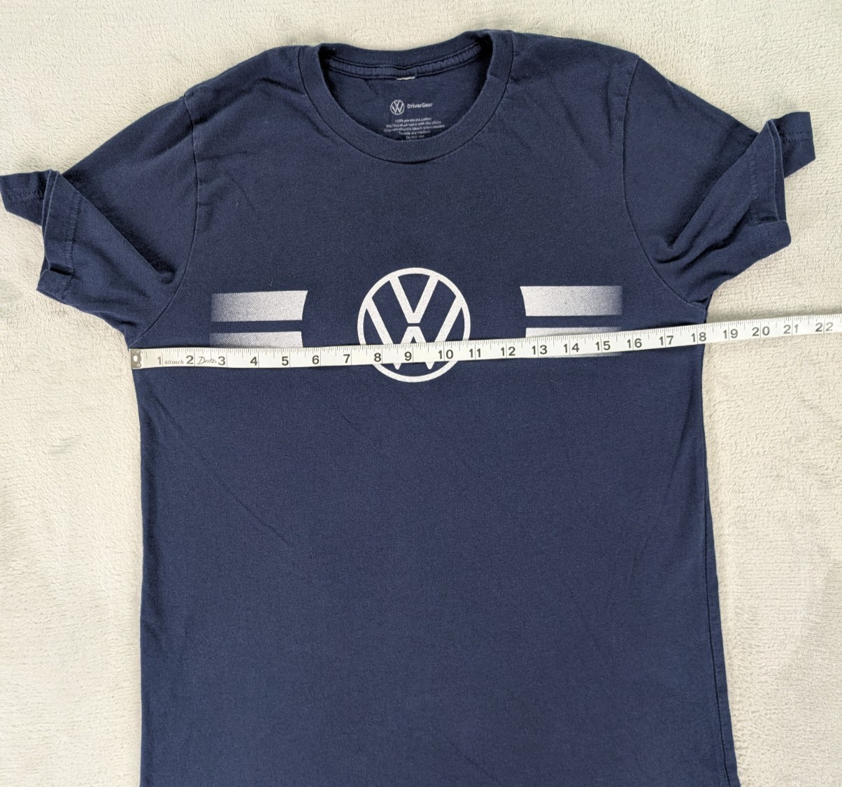 Volkswagen Drivegear T Shirt Graphic Tee Blue Short Sleeve Men Medium gallery