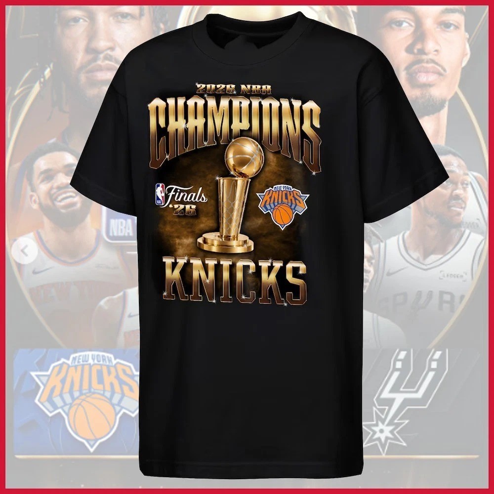 FREESHIP!! Knicks 2026 Basketball Finals Champions Unisex Hoodie Tee For Fan