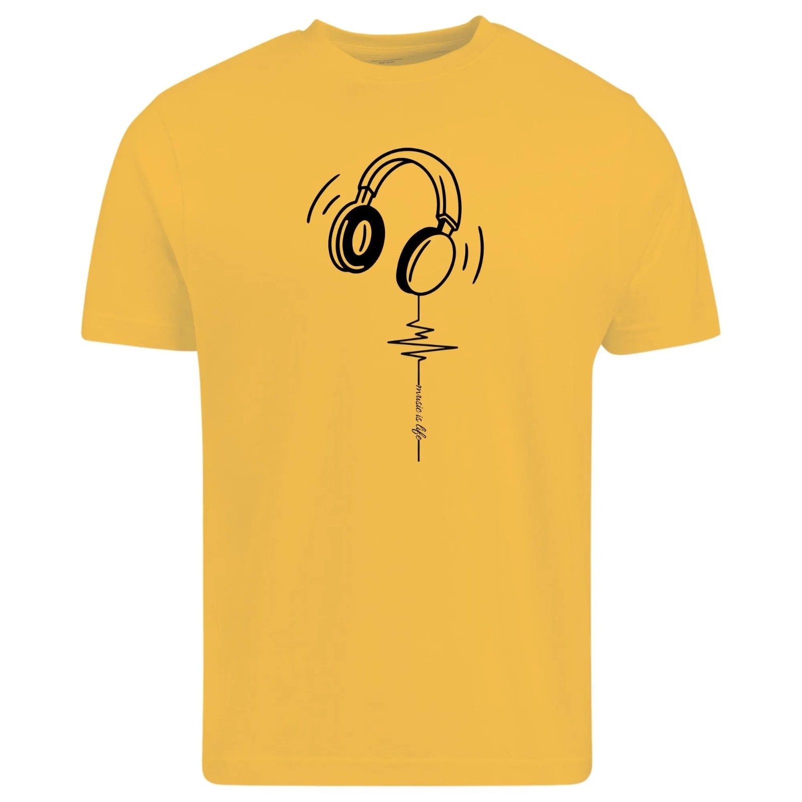 Music is Life Headphone Cool Music Lover Kids Adults T-Shirt gallery