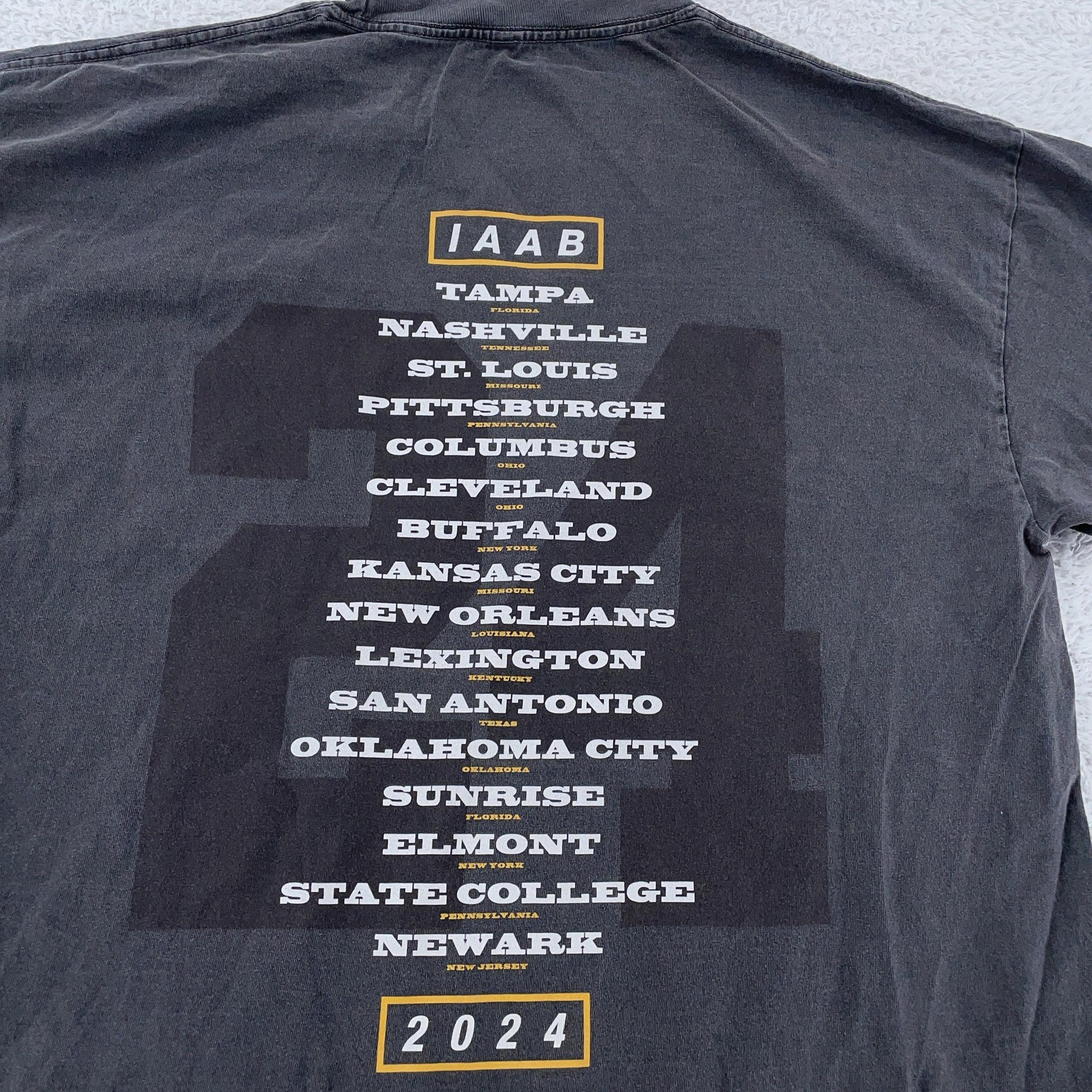 Drake Related 2024 IAAB Concert Tee Shirt Mens XL Hip Hop Tour USA Graphic gallery