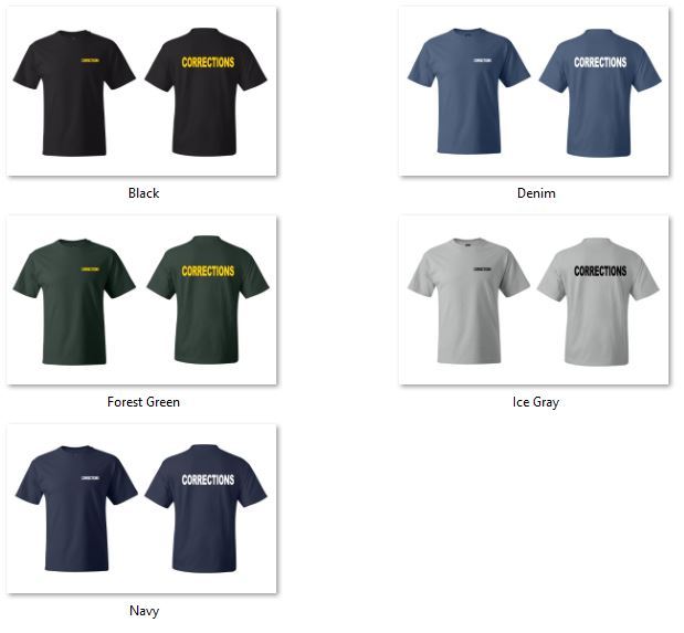 Corrections Unit Officer Department Quality T-shirts S-5XL gallery