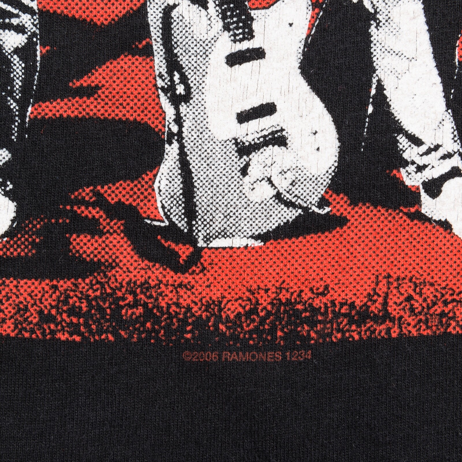 RAMONES 1-2-3-4 T-Shirt CBGB's 2006 Adult Small Black Cotton punk NYC gallery
