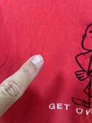 Vintage 90s “Get Over It” Stick Figure T-Shirt Red Premier Sportswear Funny Logo