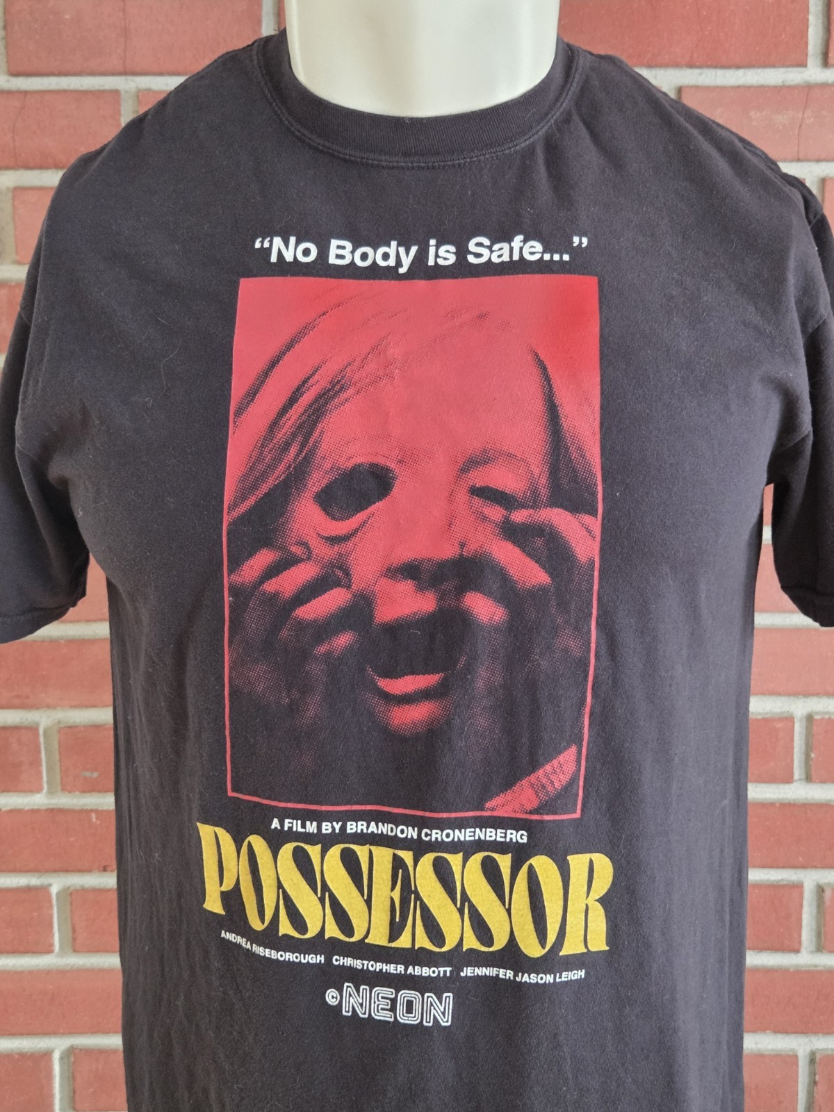 Rucking Fotten Possessor No Body Is Safe T-Shirt Large Black Crewneck EUC gallery