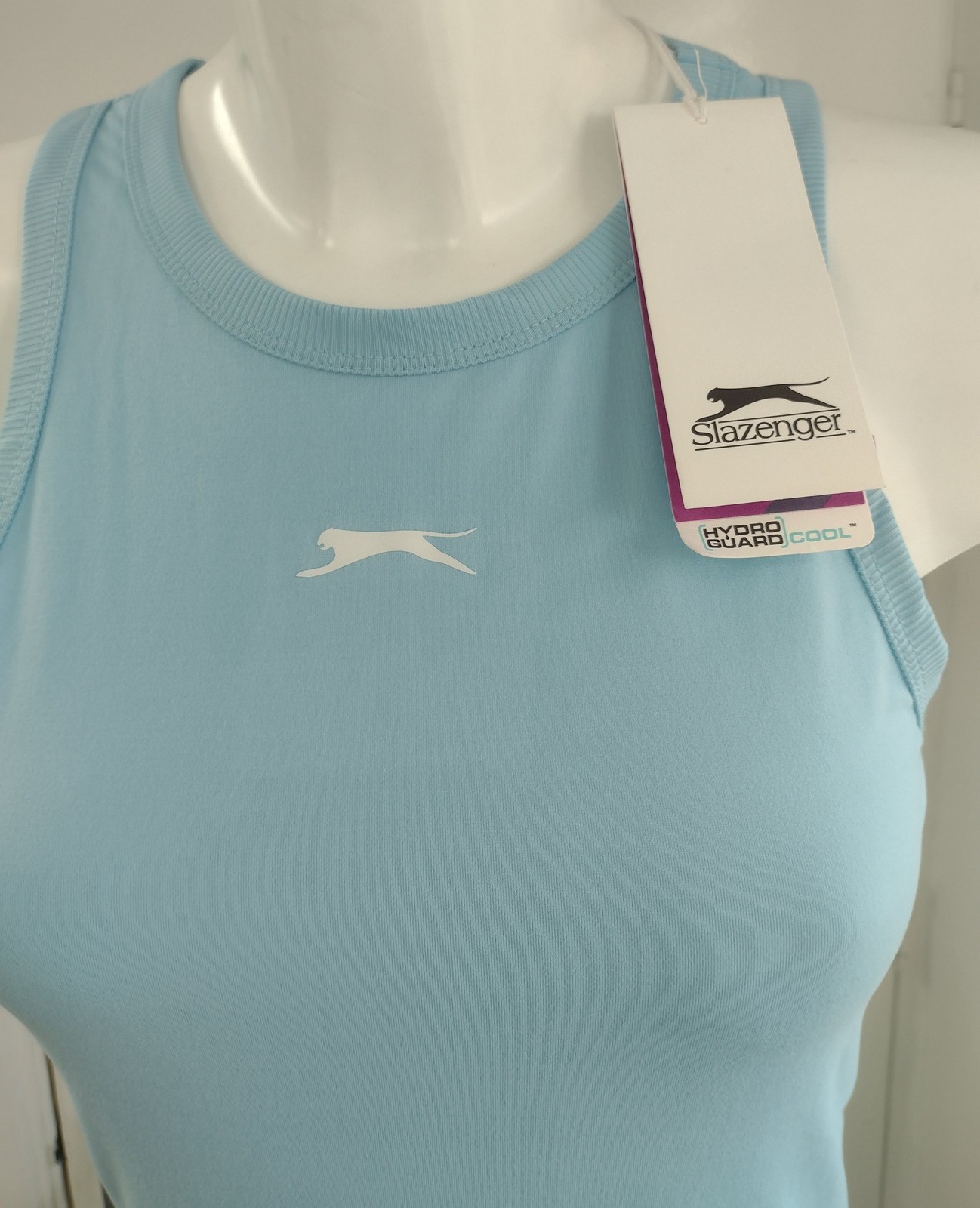 Slazenger Hydro Guard Cool Dress Women's UK Size 8 Blue Sleeveless Sportswear gallery