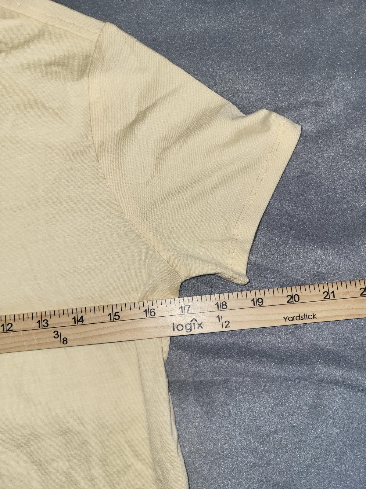 Unbound Merino Shirt Mens XS Yellow Solid 100% Merino Wool Crew Neck T-Shirt gallery