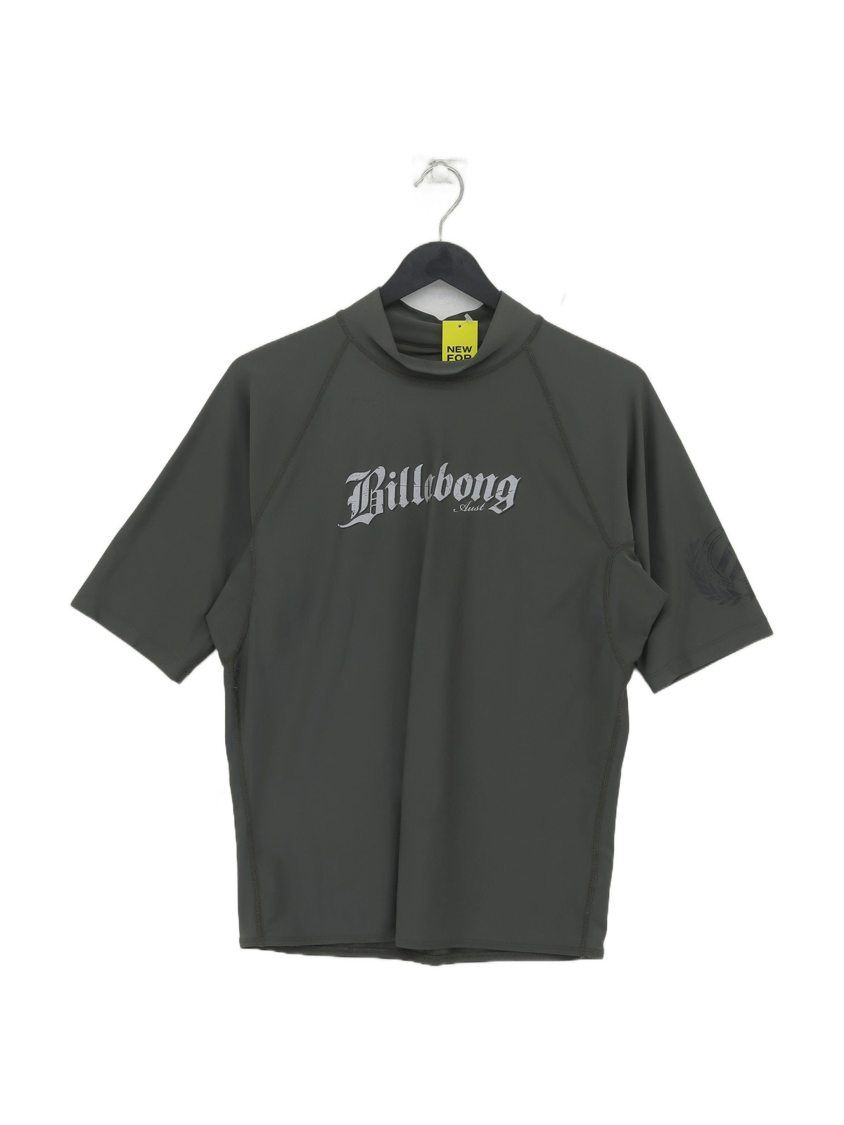 Billabong Men's T-Shirt XL Grey Graphic Polyamide with Spandex Basic gallery