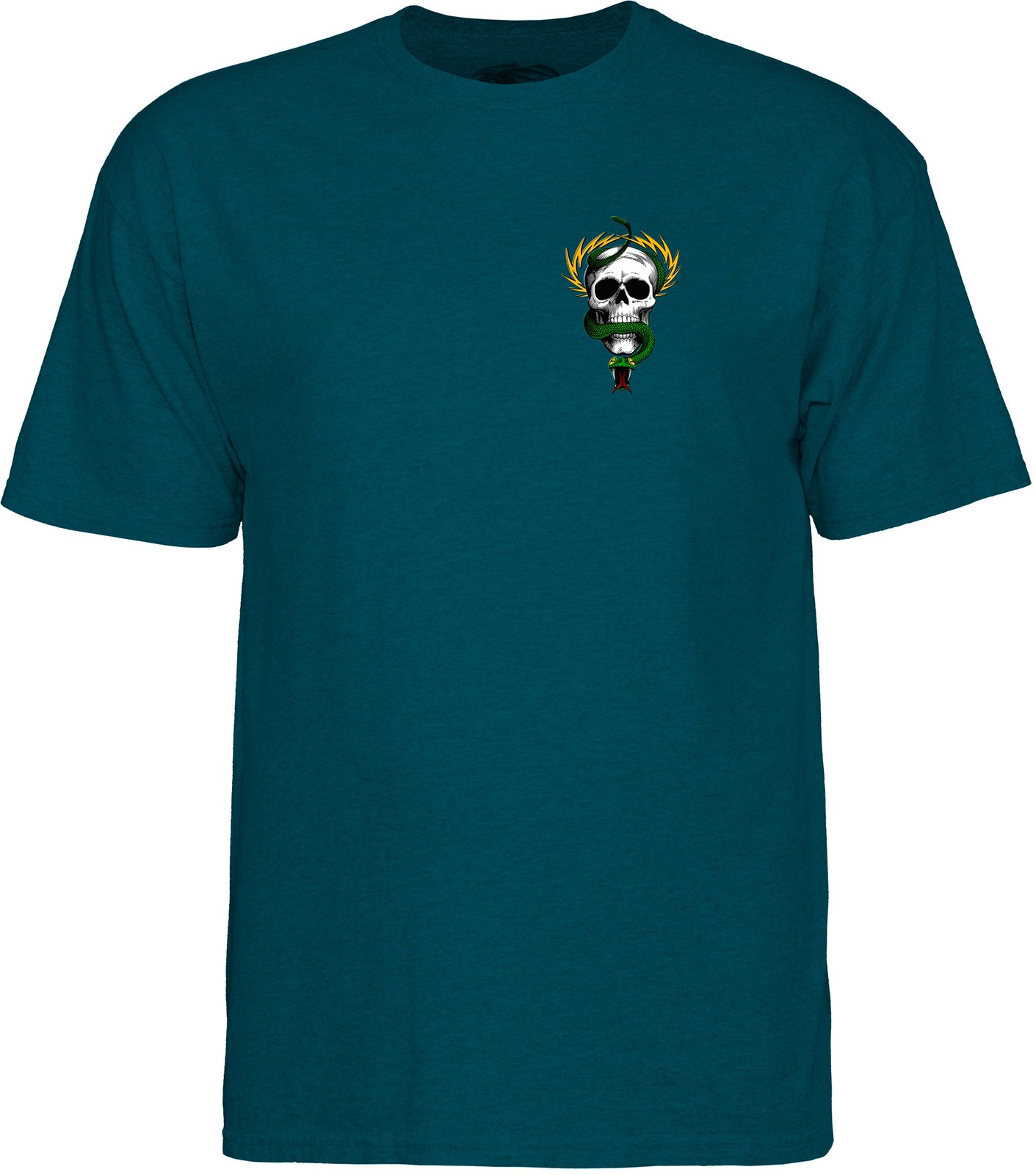 Powell Peralta Mike McGill SKULL AND SNAKE Skateboard T Shirt MIDNIGHT TEAL gallery