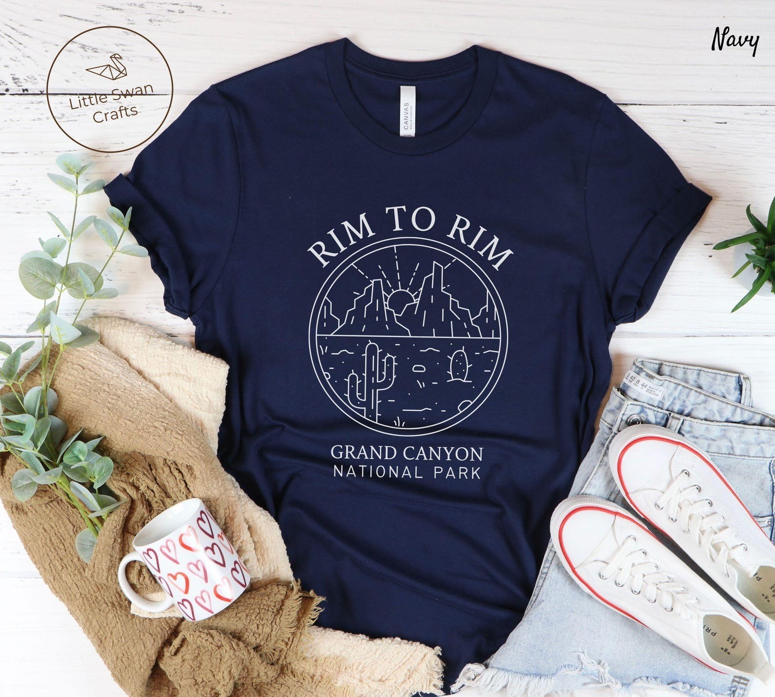 Rim to Rim Shirt Travel Gift for Arizona Trip Lovers Souvenir Tee gallery