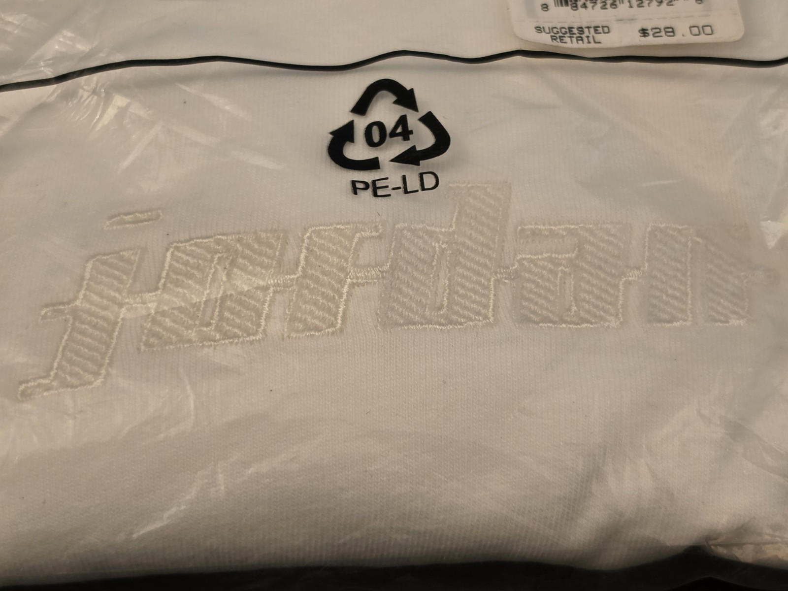2005 Jordan XX 20th Anniversary Tee L Embroidered Logo DS Sealed NWT Vintage