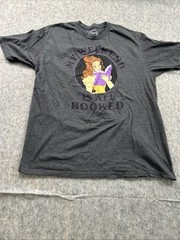 Disney Belle And Aladdin Magic Carpet Genie Teal Green T Shirt Jasmine Abu 2XL