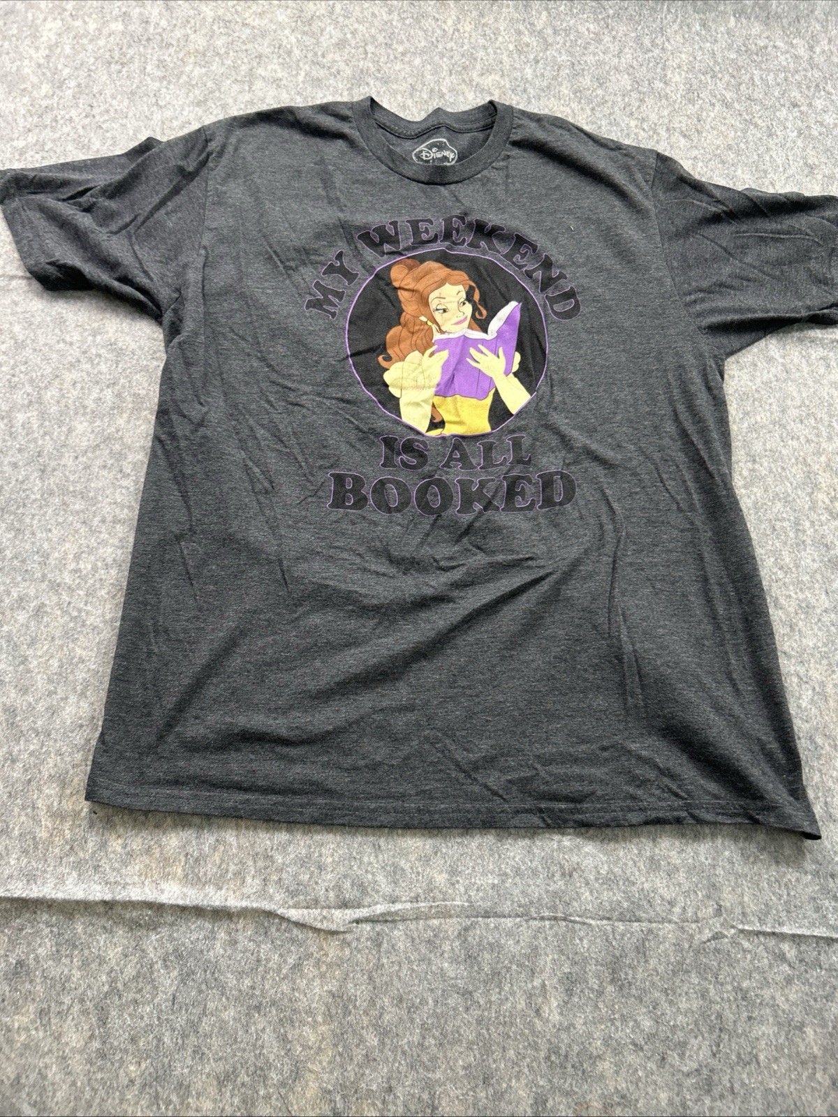 Disney Belle And Aladdin Magic Carpet Genie Teal Green T Shirt Jasmine Abu 2XL gallery