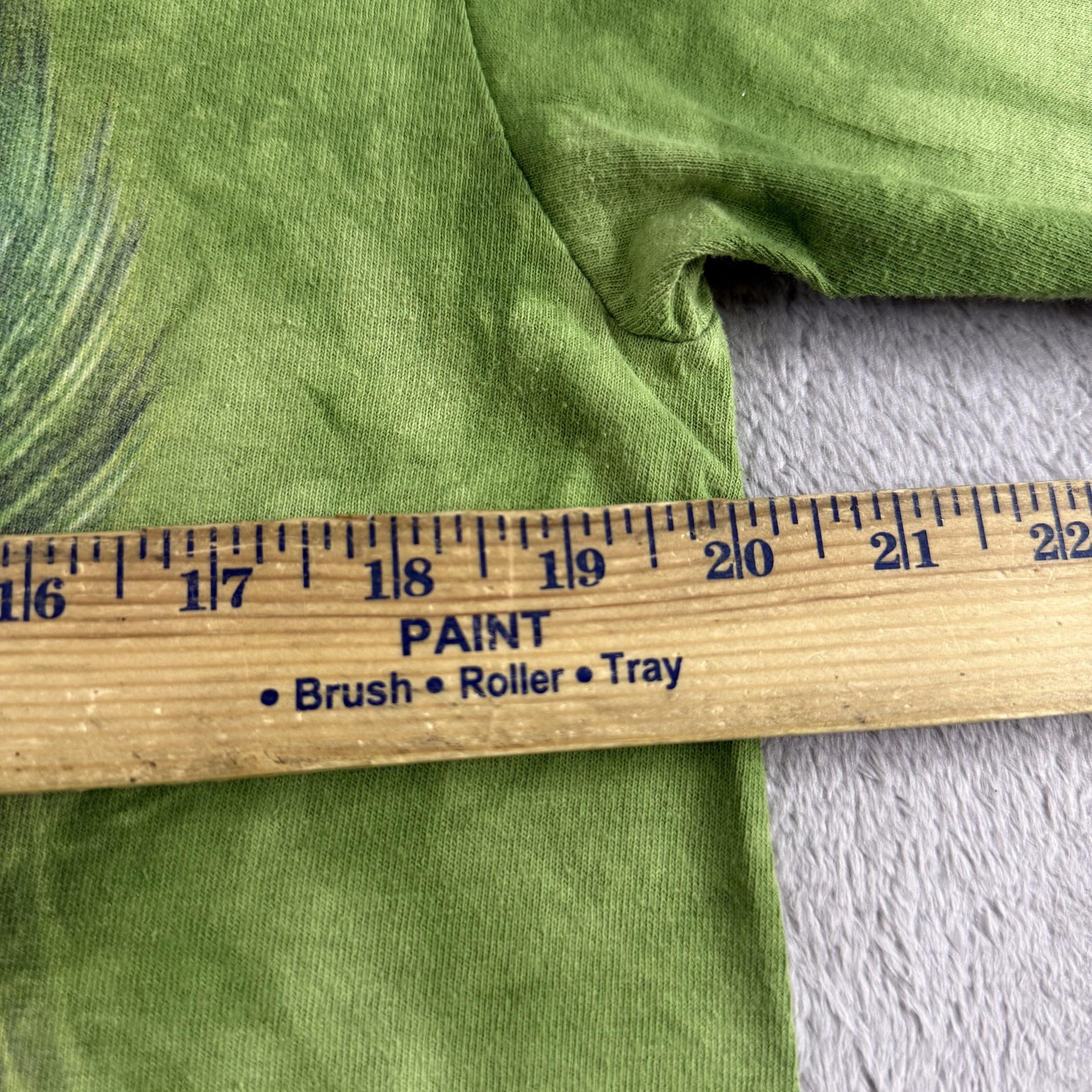Mountain Shirt Mens Medium Green Peacock Graphic Tee Nature Bird Tie Dye gallery