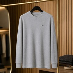Southpole Authentic Collection Gray Waffle Knit Long Sleeve Shirt XL item 306