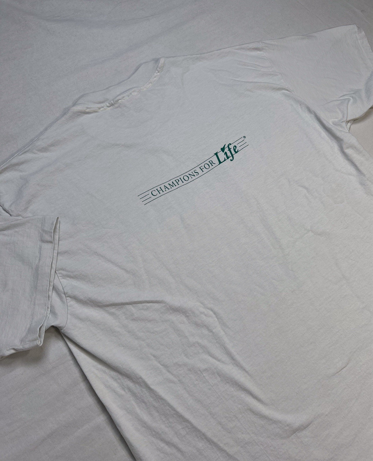 Vintage 90s Single Stitch Band Tee Style Heart Throb Shirt XXL 1993 Marathon USA gallery