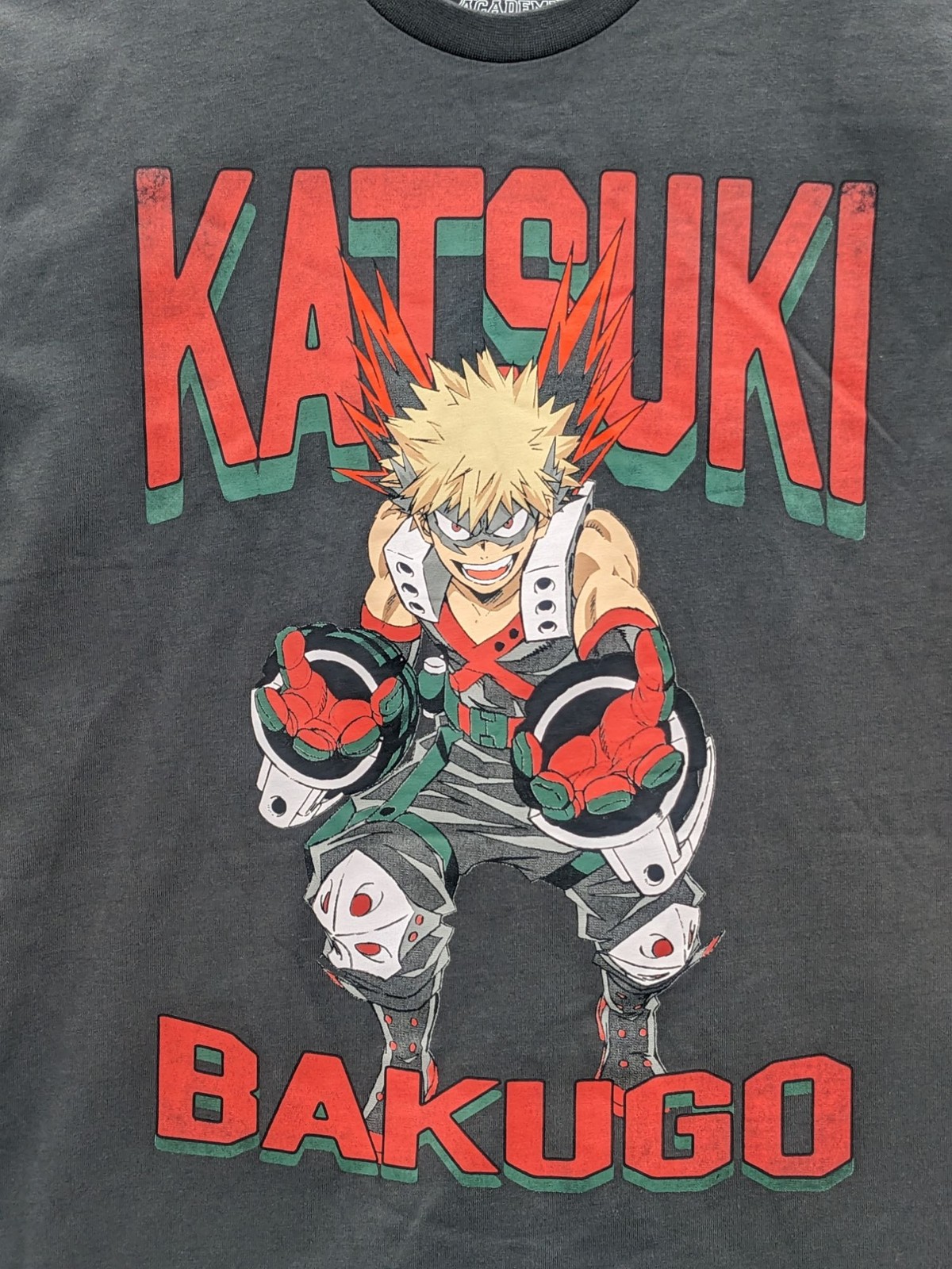 My Hero Academia Katsuki Bakugo Graphic T Shirt Anime Streetwear Cosplay Medium gallery