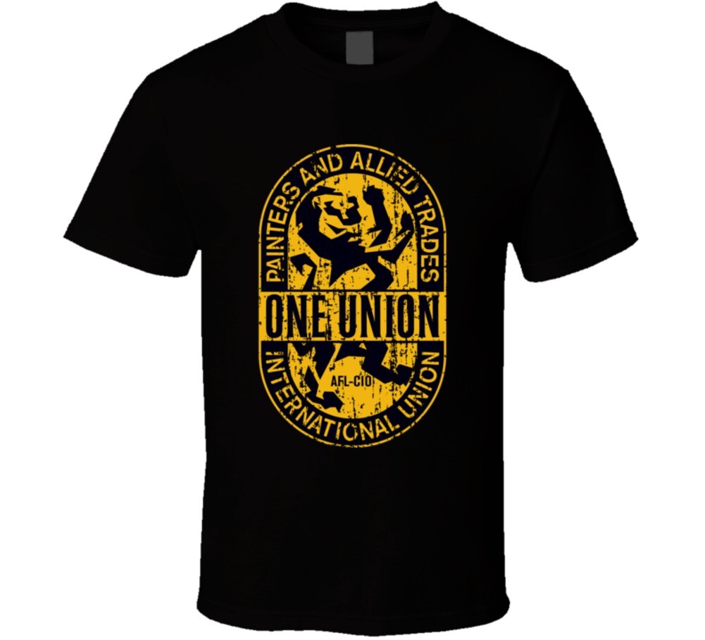 IUPAT US Trade Unions Trendy Worn Look T Shirt gallery