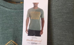 Weatherproof Vintage Men’s Graphic Crew Neck Short Sleeve Tee