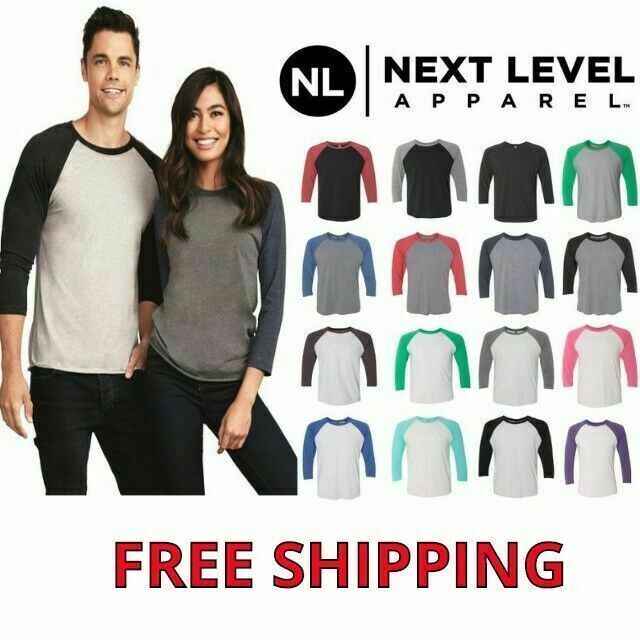 Next Level 6051 Unisex Triblend 3/4 Sleeve Raglan gallery