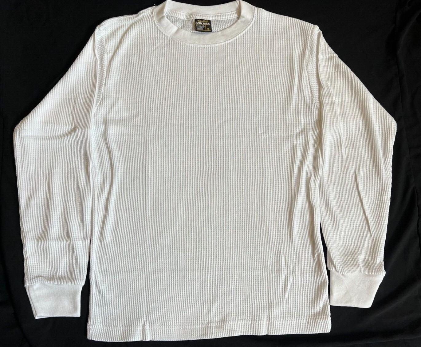 Men's Cotton Waffle Knit Shirt: Warm Thermal Top for Winter - Free Shipping gallery