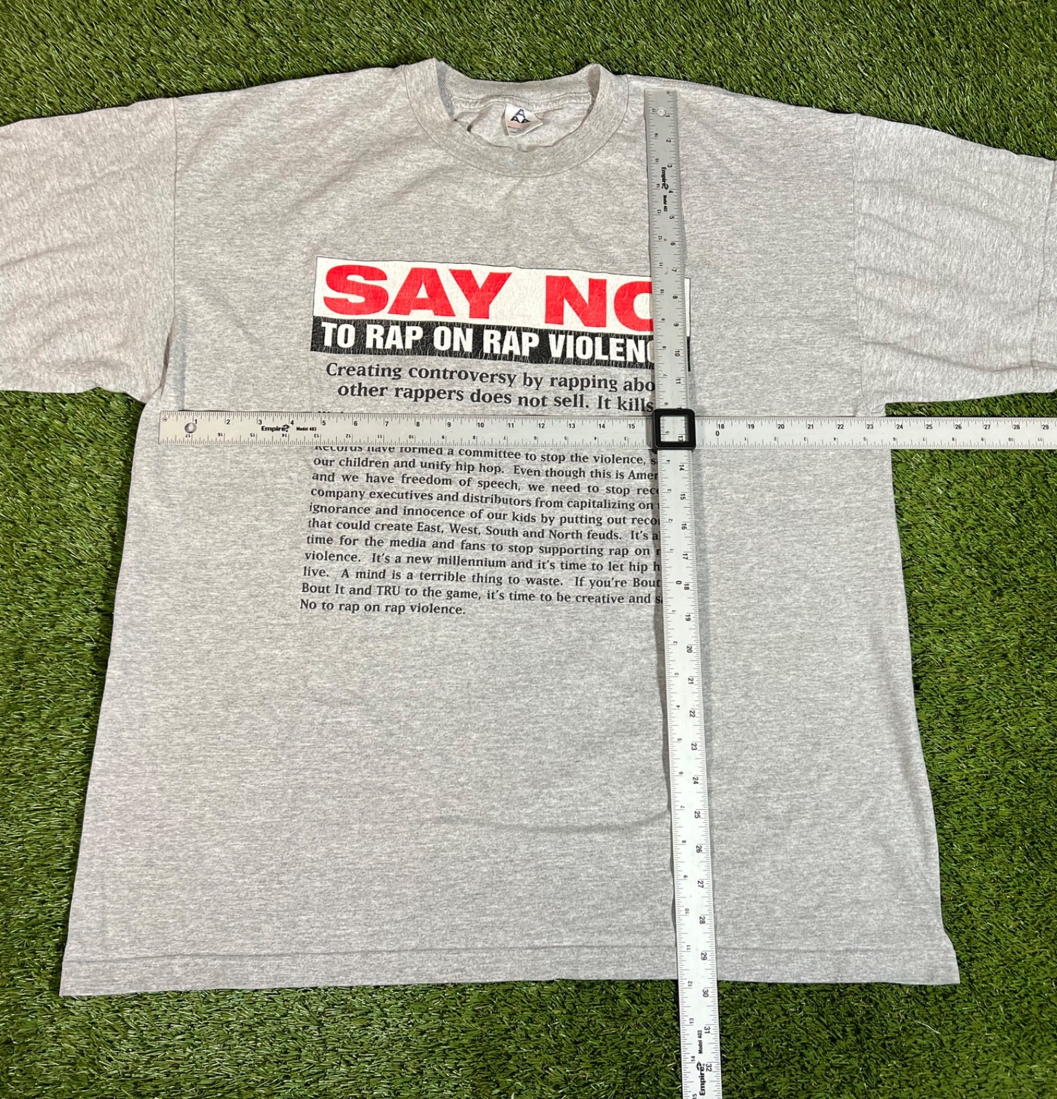 Vintage Y2K No Limit Records "Stop the Violence" Rap Beef Tee Hip Hop Shirt gallery