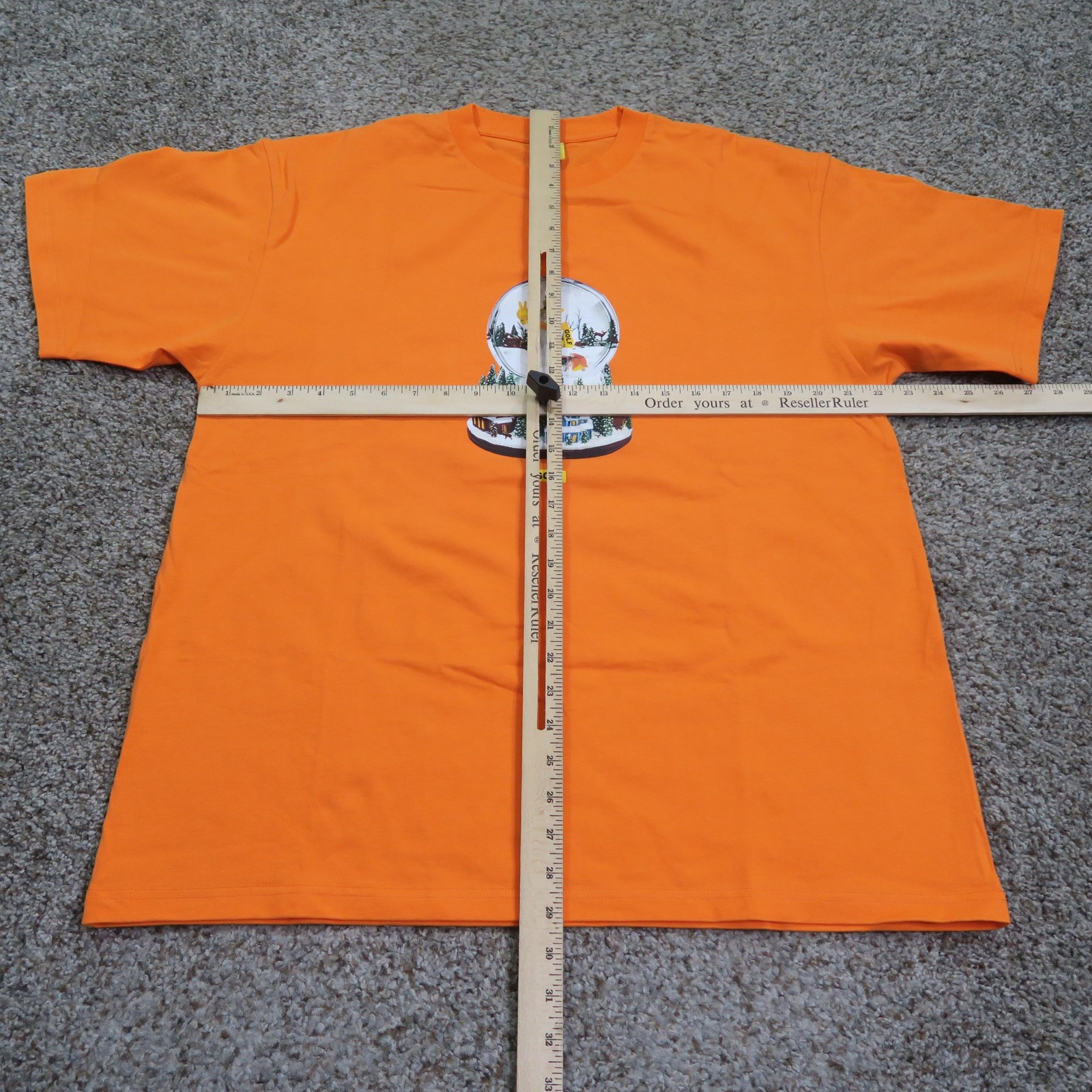 Golf Wang Shirt Men XL Orange World Tour Snowman Snow Globe Cities Tyler Creator gallery