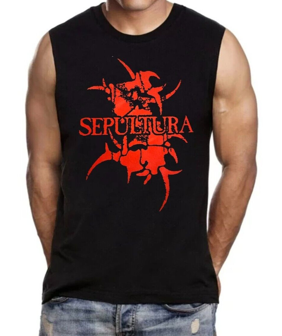 Sepultura Heavy Metal Band Men’s Muscle Shirts (Multiple Variations)