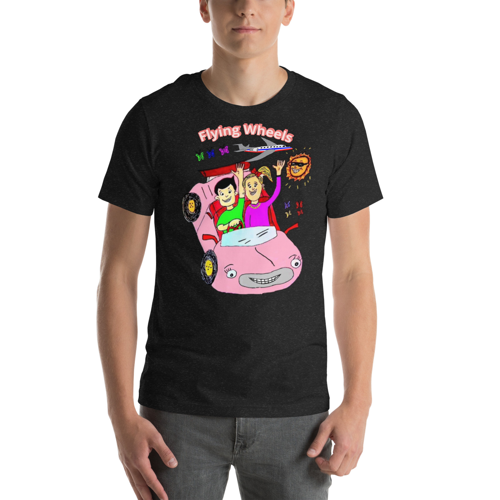 Flying Wheels – Fun Joy Scenery Short Sleeve T-Shirt