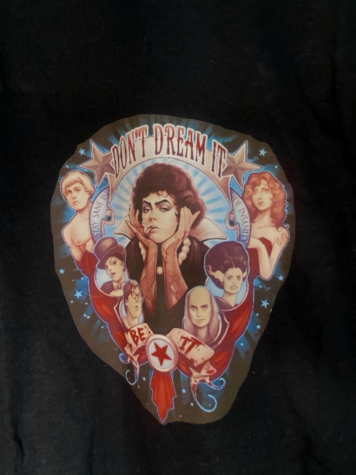 NWOT-The Rocky Horror Picture Show Graphic Tee – "Don't Dream It, Be It" – Black gallery