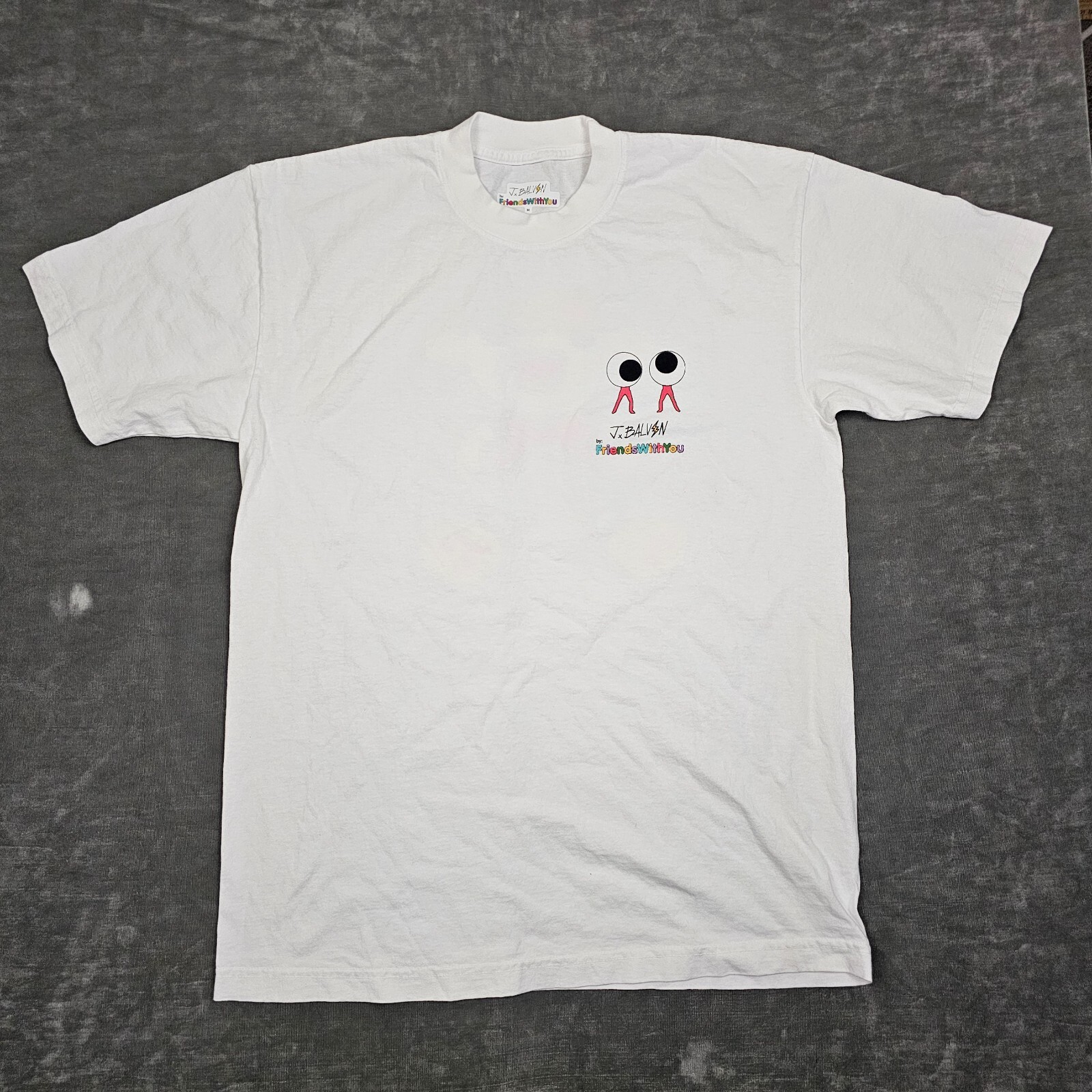 J. Balvin x Friendswithyou T-Shirt Men Medium M Friends With You Smiley Tee gallery