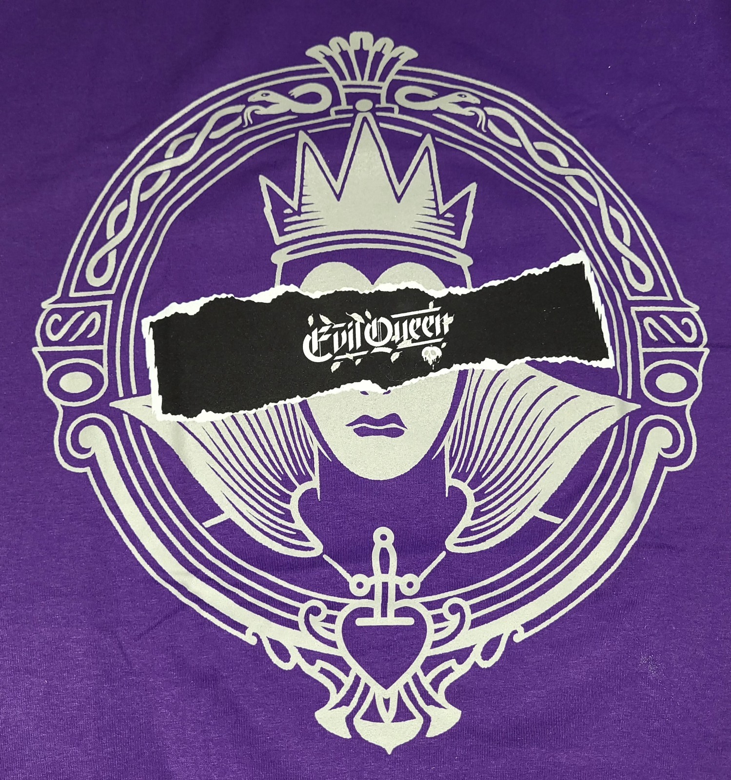 Disney Villains Evil Queen Purple Adult Graphic T Shirt L Large NEW Loot Crate gallery