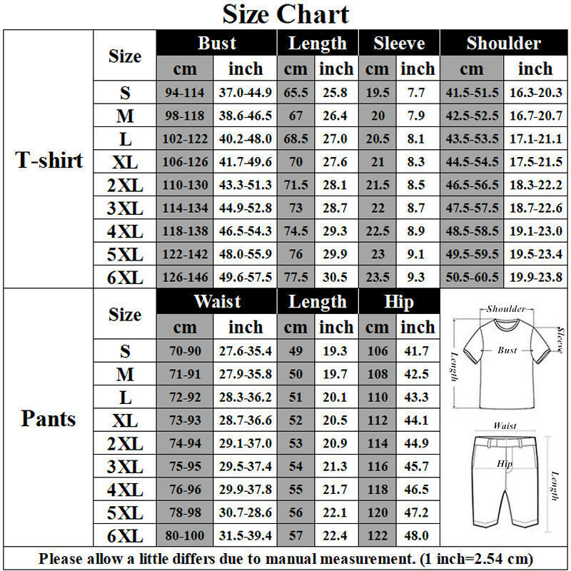 Summer Men's Outfit 2-Piece Set Short Sleeve T-Shirts and Shorts Sweatsuit Set gallery