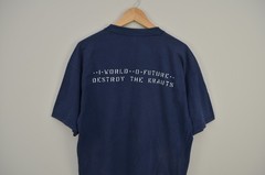 Vintage Terrorgruppe 1 World 0 Future Punk Rock Band Cotton T-Shirt Size XL