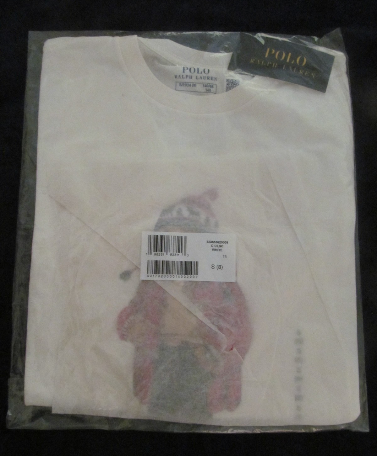 $49.50 Polo Ralph Lauren Bear Graphic Tee Long Sleeves- Size S (8) gallery