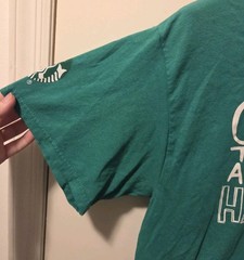 STARBUCKS Good Things Are Happening Employee T-Shirt MEDIUM Earth Day Coffee