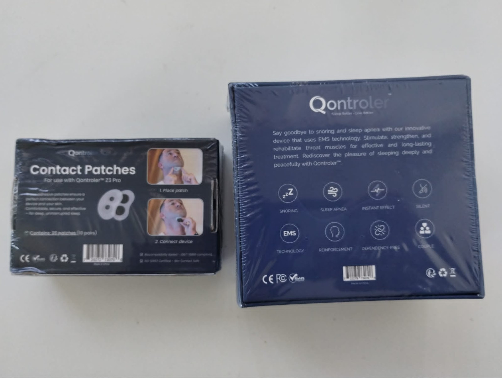 Z 3 Pro Qontroler Sleep Device Stop Sleep Apnea & Snoring with Patches SEALED
